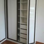Угловой шкаф в профиле №485 Угловой шкаф в профиле №485 наполнение